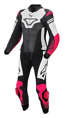 MACNA SUIT TRACKTIX WOMEN 2PC WHITE/PINK/BLACK